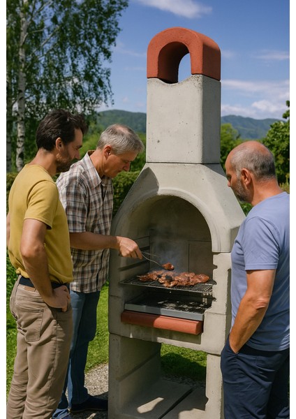 Hazır Beton Barbekü 70 lik modelleri