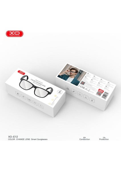 E12 Bluetooth Ses Gözlüğü – Stil ve Sesin Mükemmel Füzyonu