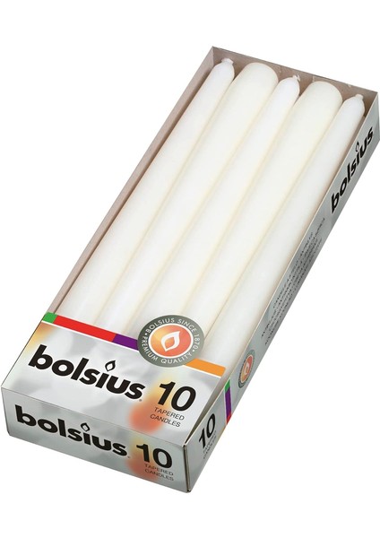 103600352202 Akşam Yemeği Mum, Wax, Beyaz