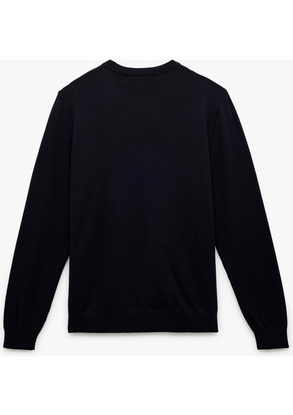 Uzun Kollu Bisiklet Yaka Basic Triko Kazak fırsatları