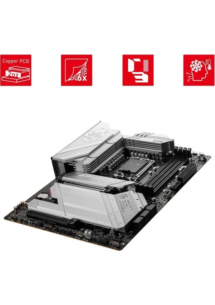 Msı Mpg Z790 Edge Wi-Fi Intel LGA1700 Ddr4 Atx Anakart - Outlet fırsatları