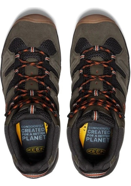 1028306 Headout Mid Wp Black Olive/fossil Orange Erkek Outdoor Bot indirimleri
