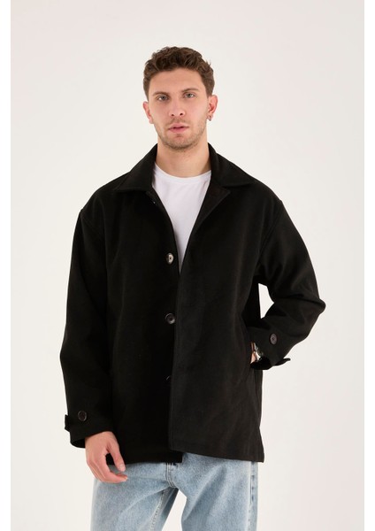 X-2027 Astarlı Düğmeli Kaşe Mont fiyatları