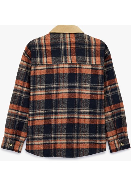 Uzun Kollu Cep Detaylı Ekoseli Oduncu Gömlek fiyatları