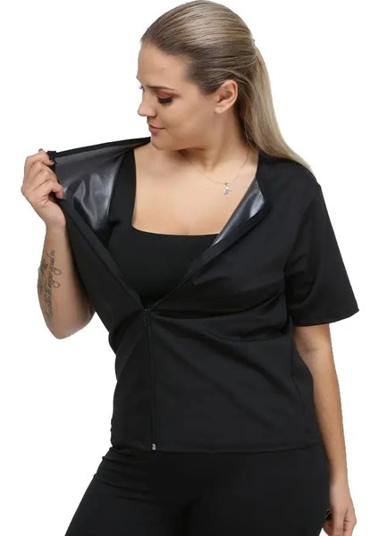 Termal Sauna Fermuarlı Atlet