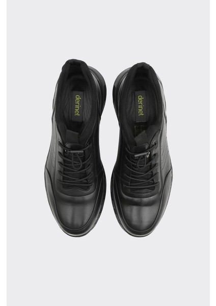 Hakiki Deri Lastik Bağcıklı Erkek Casual Ayakkabı modelleri