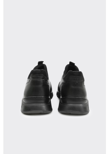 Hakiki Deri Lastik Bağcıklı Erkek Casual Ayakkabı fırsatları