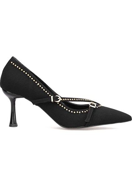 Rusti Troklu Klasik Topuklu Kadın Ayakkabı Siyah modelleri