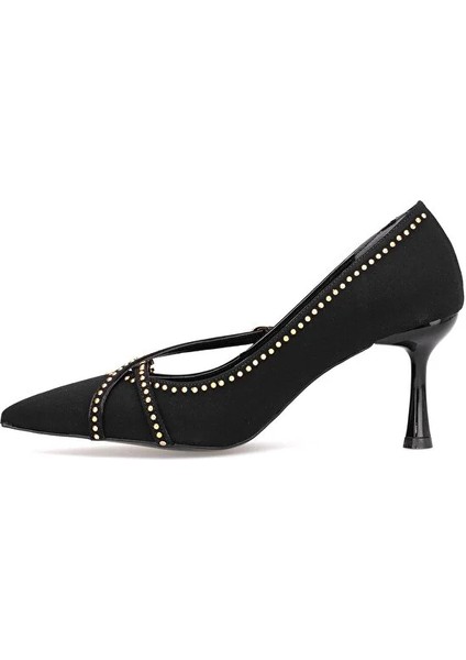 Rusti Troklu Klasik Topuklu Kadın Ayakkabı Siyah fırsatları