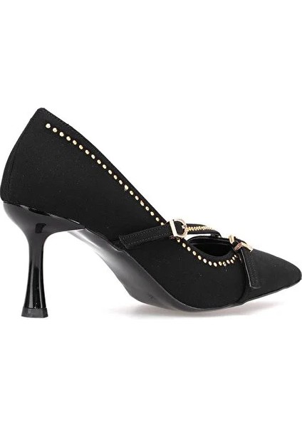 Rusti Troklu Klasik Topuklu Kadın Ayakkabı Siyah indirimleri