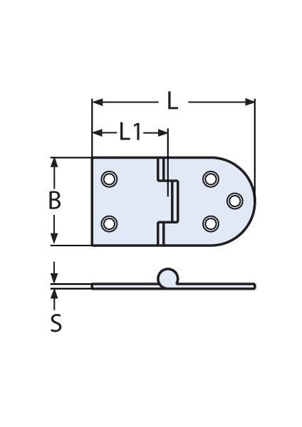 76 x 40, 316 Kalite Paslanmaz Menteşe indirimleri