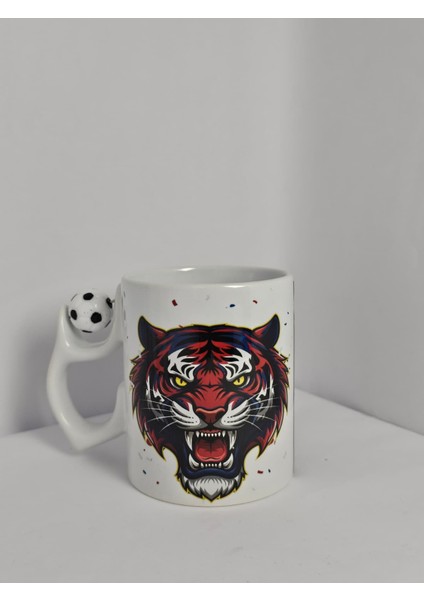 Trabzonspor Taraftarına Özel Kişiselleştirilebilir Porselen Kulplu Bardak | Yelkovanstudio fiyatları