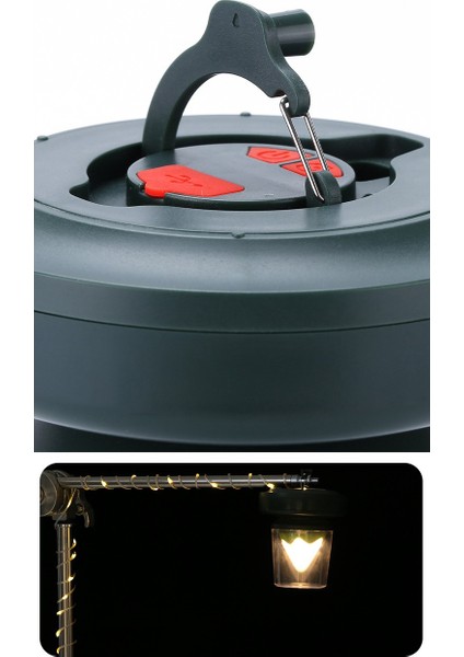 10 Metre LED Işık, Gece Lambası ve Işık Zinciri Kamp Lambası