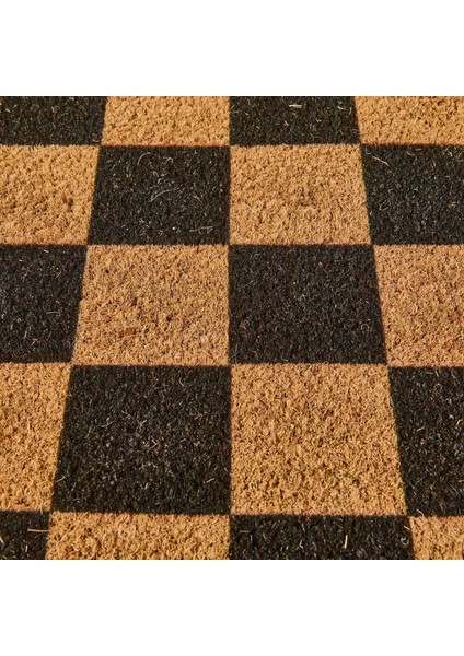 Home Koko Plaid Yarım Ay Kapı Önü Paspası - Renkli - 45X75 cm modelleri