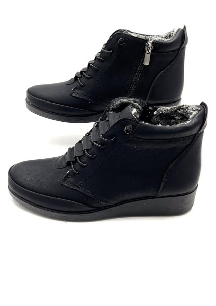 Kürklü Rahat Hafif Yumuşak Kışlık Kadın Anne Botu