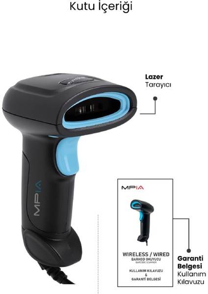 Bs-1 USB Kablolu 1d/2d Barkod & Karekod Okuyucu fiyatları