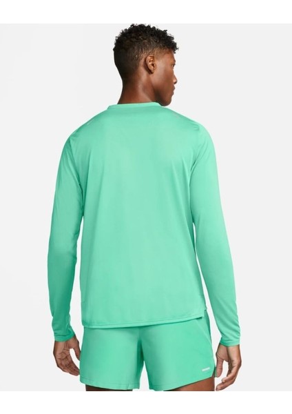 Dri-Fit Run Division Rise 365 Men's Long-Sleeve Green Top Uzun Kollu Erkek Koşu Üstü Body fırsatları