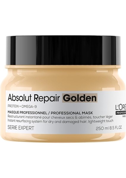 Professionnel Paris Serie Expert Absolut Repair Yıpranmış Saçlar Için Onarıcı Altın Maske 250ML