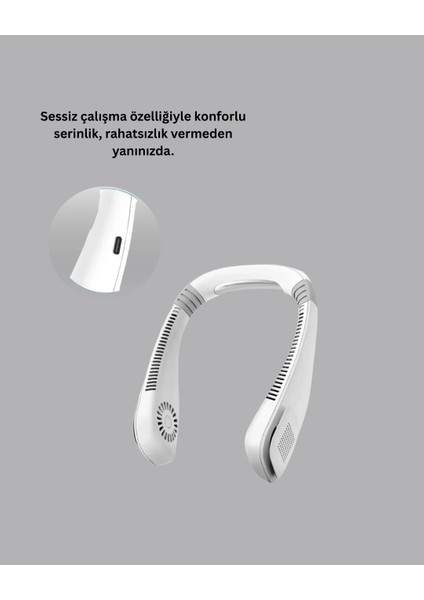 Bıçaksız Güvenli Tasarımlı Sessiz Boyun Fanı fırsatları