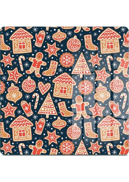 Cam Kesme Tahtası ve Sunumluk Kare Yılbaşı Kurabiye Desenli 30X30 cm fiyatları