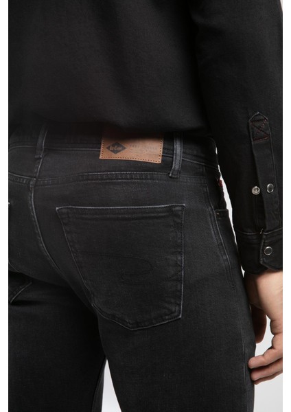 Harry Orta Bel Düz Kesim Düz Paça Siyah Erkek Jean Pantolon fırsatları