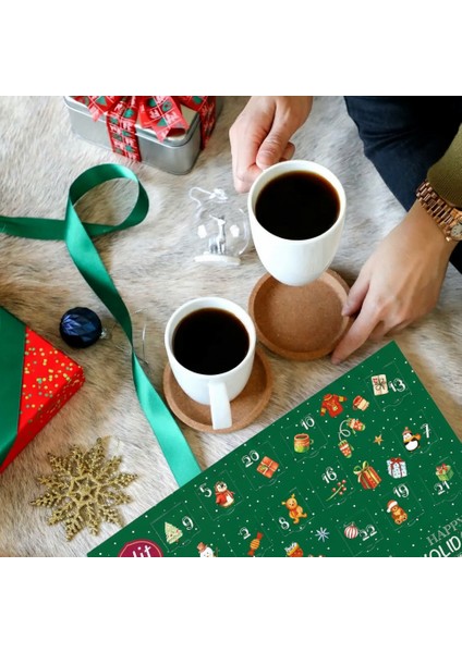 Advent Calender Yeşil Kutu Sütlü Çikolata 140G Glutensiz fiyatları