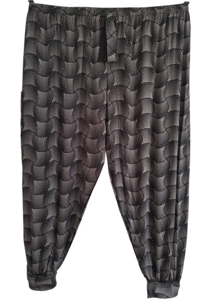 Kadın Bayan Büyük Battal Extra Jumbo Beden Viskon Penye Kumaş 1 Yan Cepli Pantolon Eşofman Altı Pijama Altı 130 Kilograma Kadar Olur Bol Likralı Esneyen Kumaş Bel Lastikli Süs Bagcıklı fiyatları