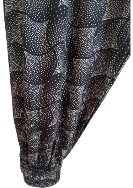 Kadın Bayan Büyük Battal Extra Jumbo Beden Viskon Penye Kumaş 1 Yan Cepli Pantolon Eşofman Altı Pijama Altı 130 Kilograma Kadar Olur Bol Likralı Esneyen Kumaş Bel Lastikli Süs Bagcıklı