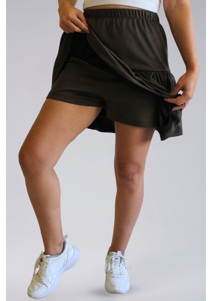 Mevsimlik Kadın Etek - Ecrin Kumaş Mevsimlik Mini Boy Kadın Şort Etek indirimleri