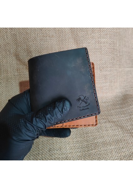 Qilin El Yapımı Hakiki Deri Klasik Cüzdan modelleri