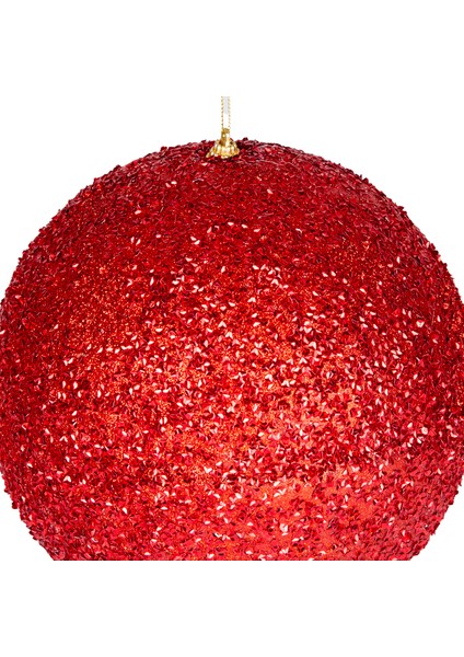 Yılbaşı Topu, Kırmızı - 20 cm fiyatları