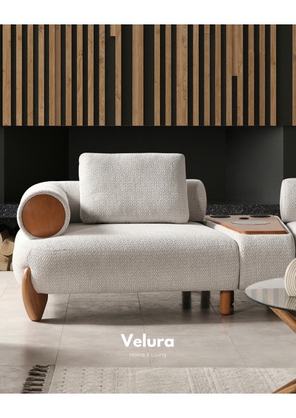 Soho Sırt Mekanizmalı Üçlü Kanepe & 3'lü Koltuk - Krem fiyatları