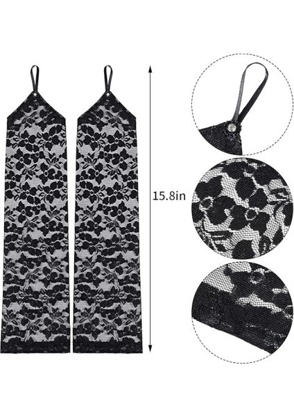 Parmak Askılı Zarif Dantel Eldiven fırsatları