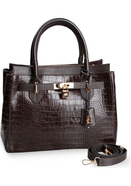 H Design Hakiki Deri Kadın Çantası