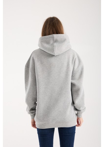 Kadın Kabartma Baskılı Oversize Sweatshirt fırsatları