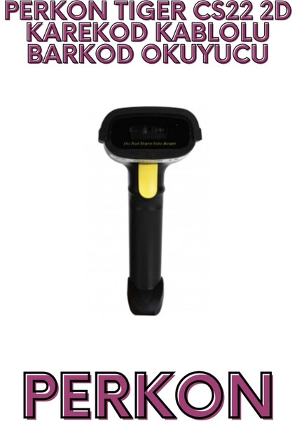 Tıger CS22 2d Karekod Kablolu Barkod Okuyucu