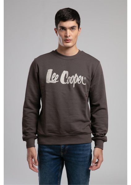 Jeffı Erkek O Yaka Sweatshirt Kahverengi fiyatları