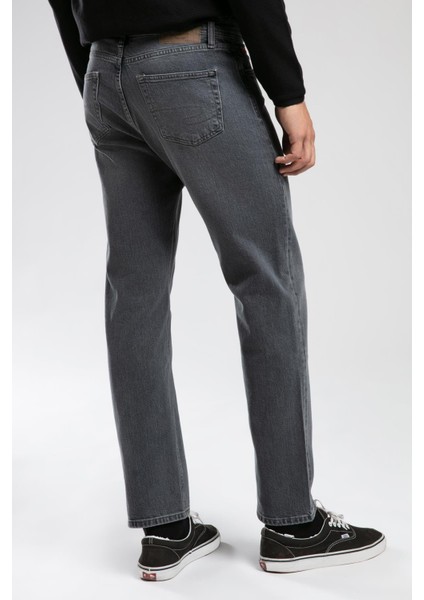 Ricky Yüksek Bel Düz Kesim Düz Paça Mavi Erkek Jean Pantolon modelleri