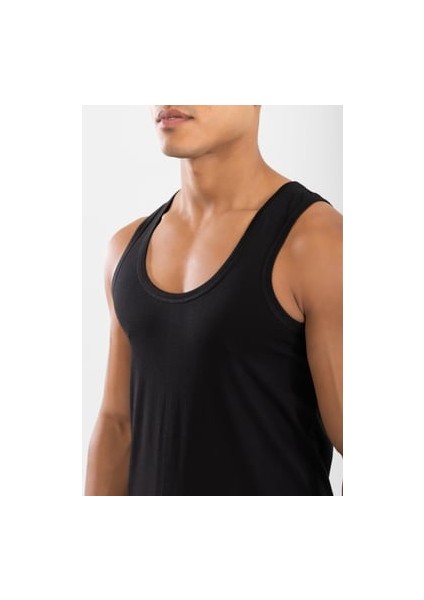 Erkek Pamuklu Klasik Regular Düz Atlet Siyah fiyatları