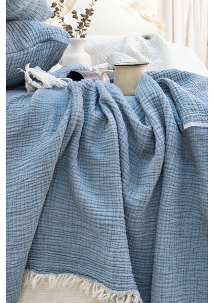 - Tek Kişilik Müslin Yatak Örtüsü - Müslin Pike - 180X230CM Müslin Yatak Örtüsü fiyatları