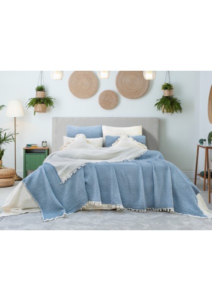 - Tek Kişilik Müslin Yatak Örtüsü - Müslin Pike - 180X230CM Müslin Yatak Örtüsü modelleri