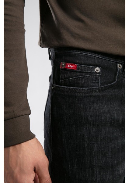 Harry Orta Bel Düz Kesim Düz Paça Siyah Erkek Jean Pantolon modelleri