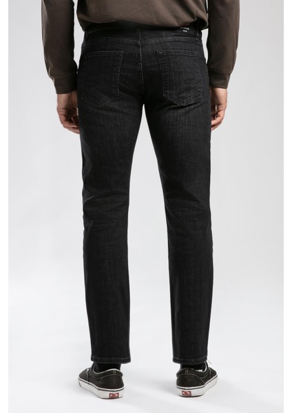 Harry Orta Bel Düz Kesim Düz Paça Siyah Erkek Jean Pantolon fırsatları