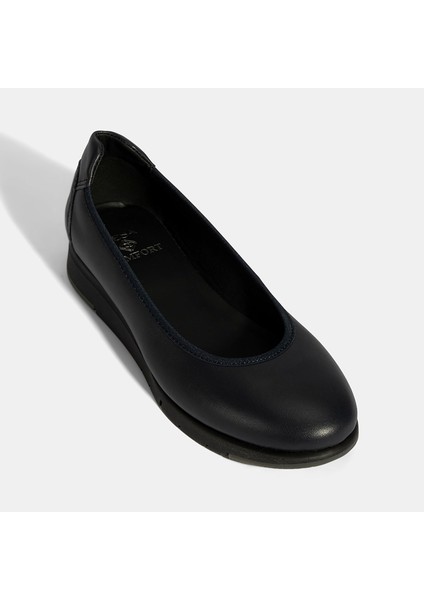 Kadın Lacivert Desacomfort Deri Günlük Ayakkabı