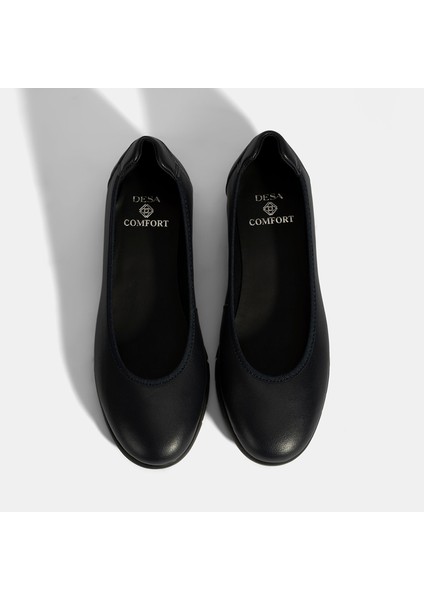 Kadın Lacivert Desacomfort Deri Günlük Ayakkabı
