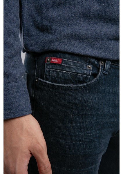 Jagger Normal Bel Dar Kesim Düz Paça Mavi Erkek Jean Pantolon fırsatları