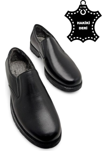 Siyah Içi Tamamen Kürklü Kışlık Hakiki Deri Kalın Tabanlı Erkek Ayakkabı fiyatları
