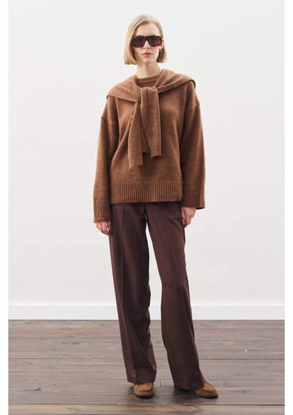 Chunky Oversıze Kazak Sıcak Kahve fiyatları