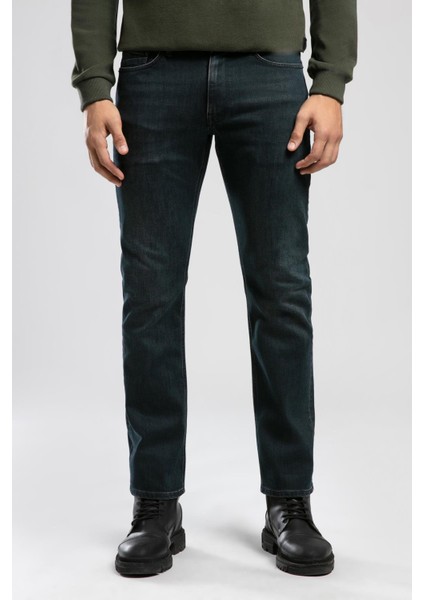 Harry Orta Bel Düz Kesim Düz Paça Erkek Jean Pantolon Ferb Cab Dark fiyatları