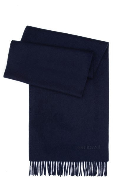 Erkek Lacivert %100 Yün Kaşkol 50317119-200